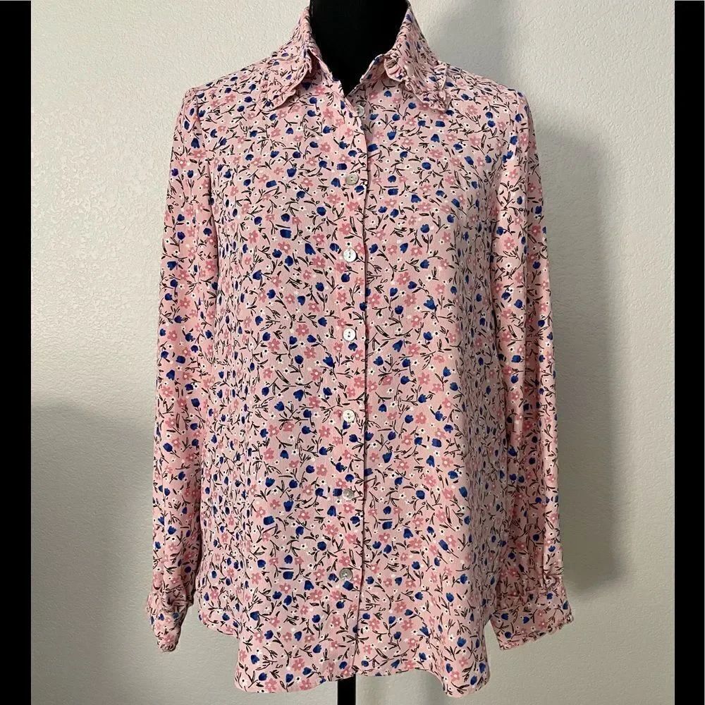 NWT Zara Mini Floral Print Shirt